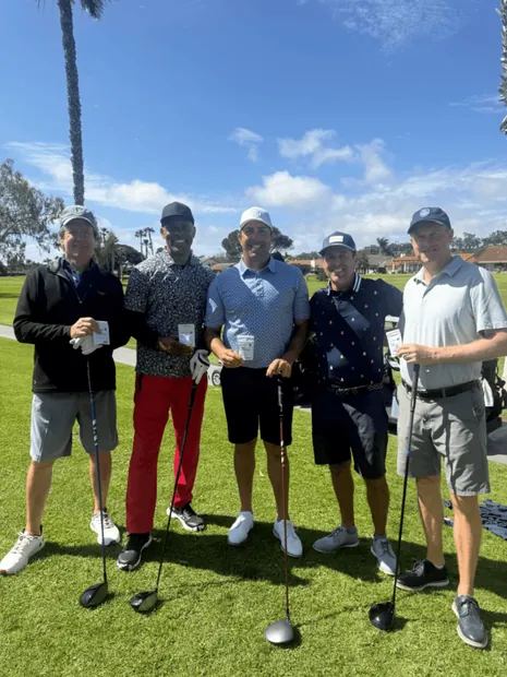 Golfers ready to tee off