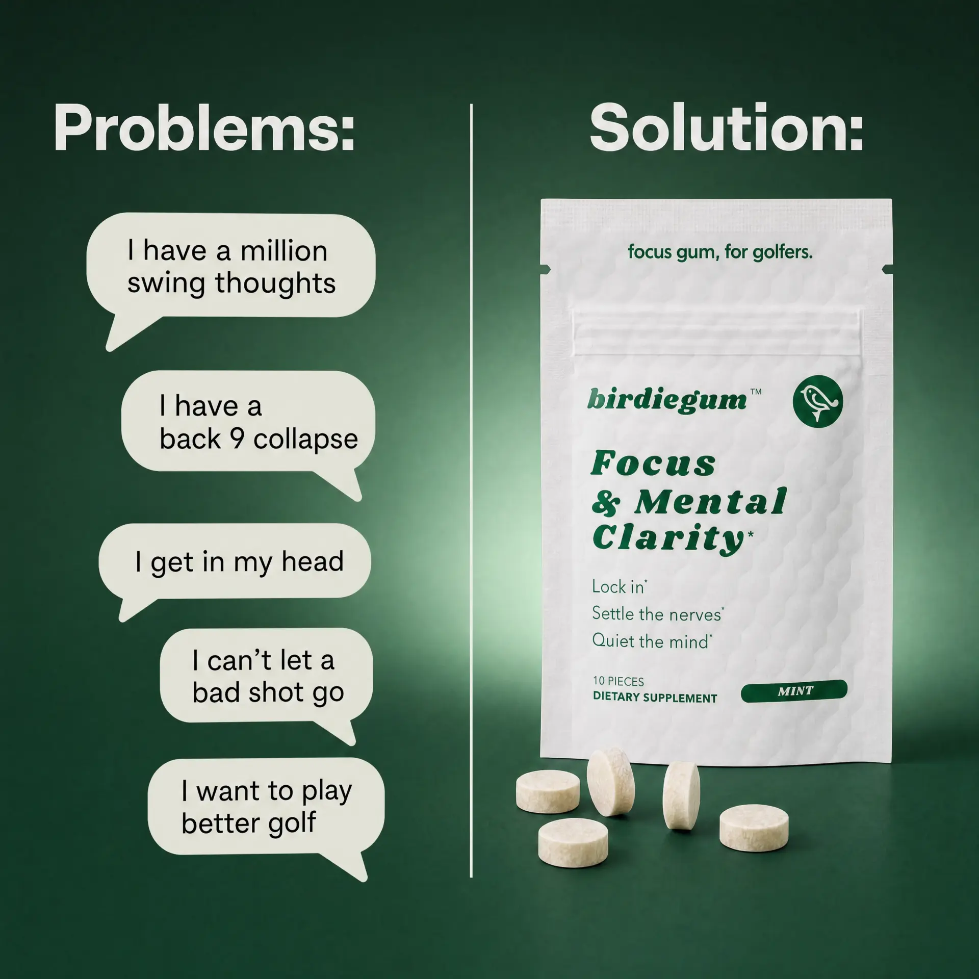 birdiegum problem versus solution comparison